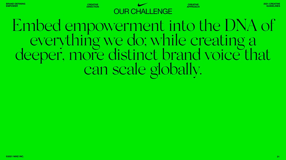 Embed empowerment into the DNA of everything we do