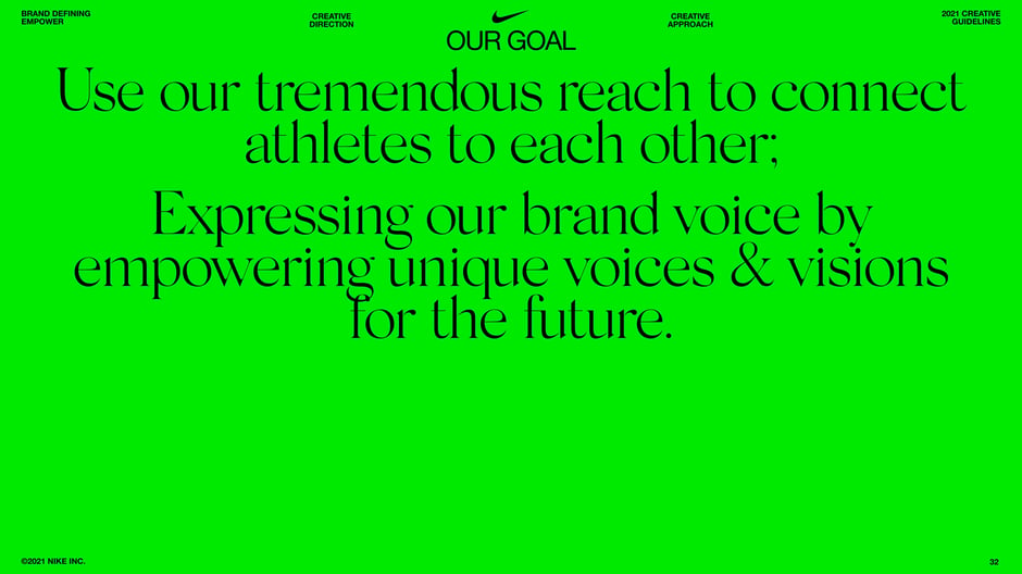 Use our reach to connect athletes and empower unique voices