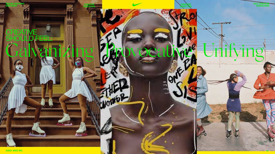 Creative should feel: Galvanizing · Provocative · Unifying