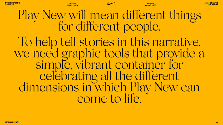 Play New will mean different things for different people