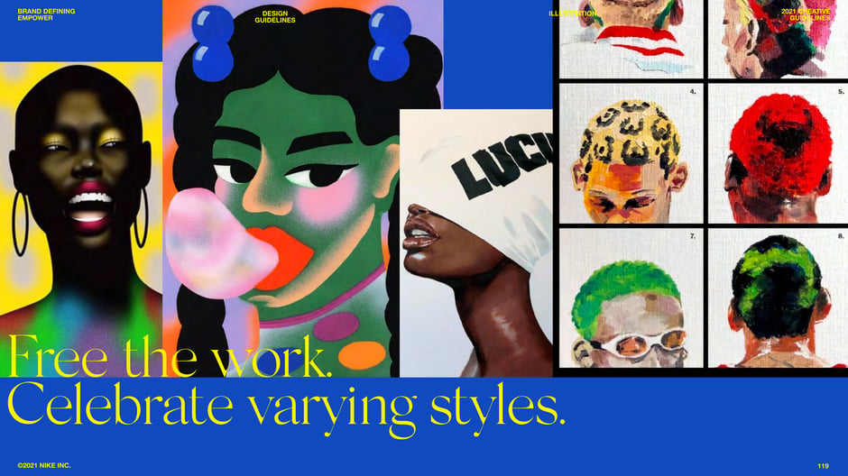 Free the work. Celebrate varying styles