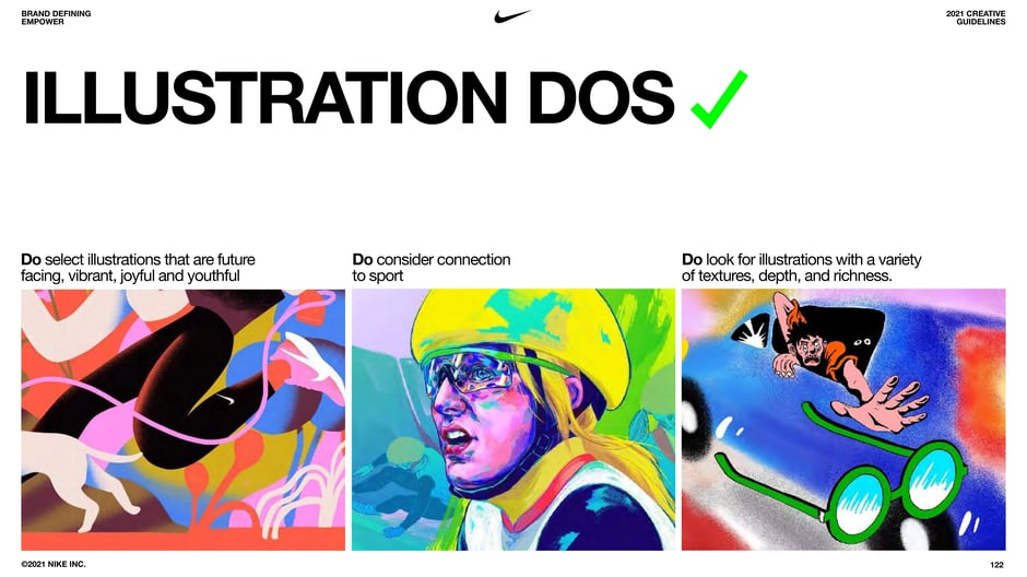 Illustration dos: future-facing, sport-connected, textured work