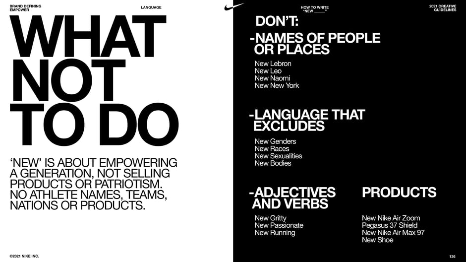 What not to do with 'New' headlines