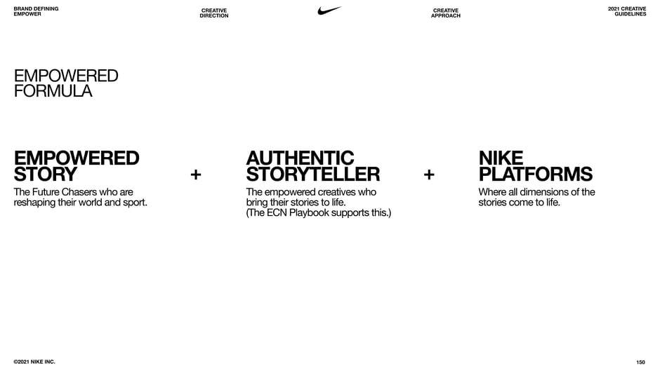 Summarizes the formula: an empowered story about Future Chasers, authentic