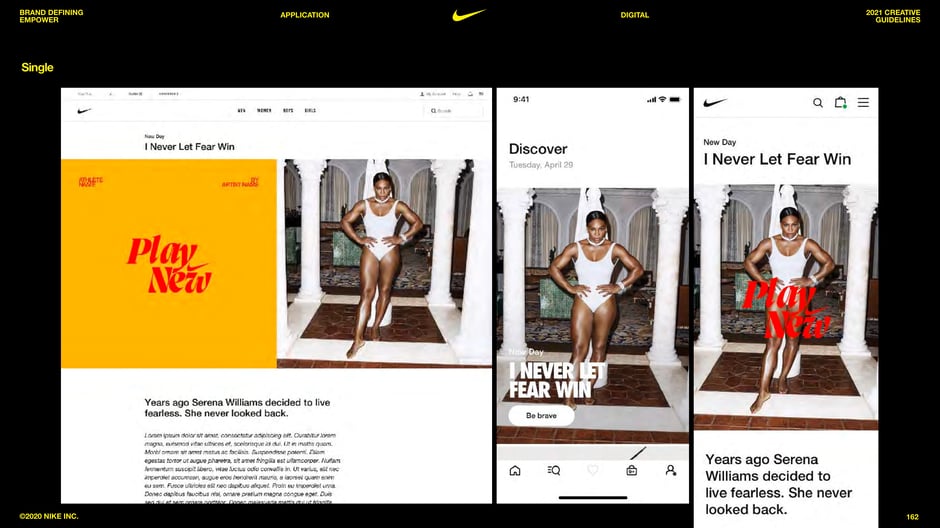 Single-image athlete feature with editorial lede