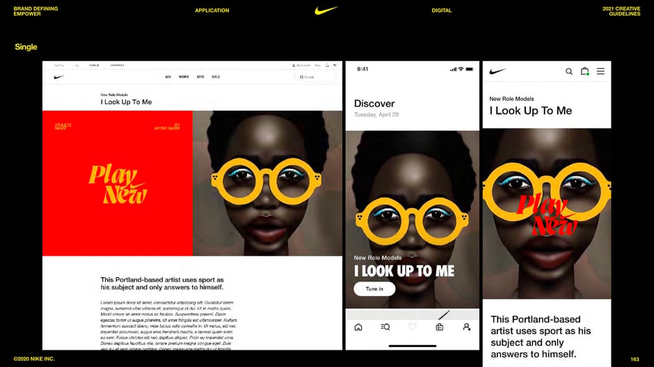 Single-image artist portrait with editorial context