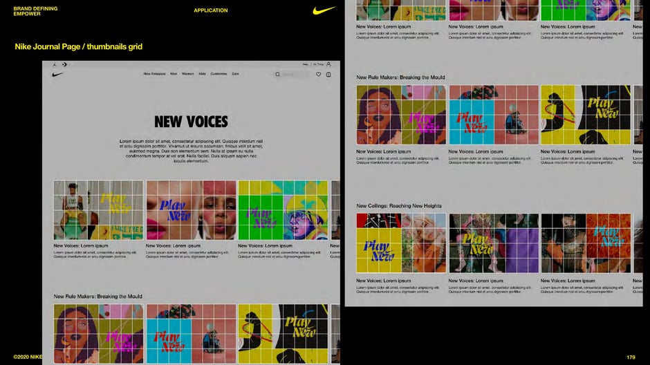 Journal Thumbnails: grid