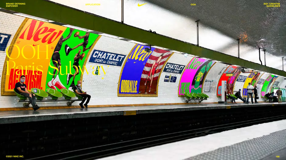 Paris subway OOH campaign