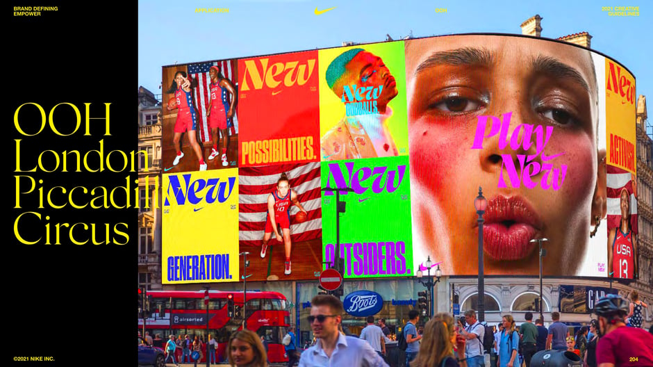 OOH: London Piccadilly Circus billboard mockup