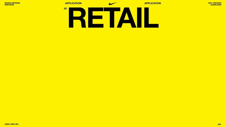 Retail section header: Retail