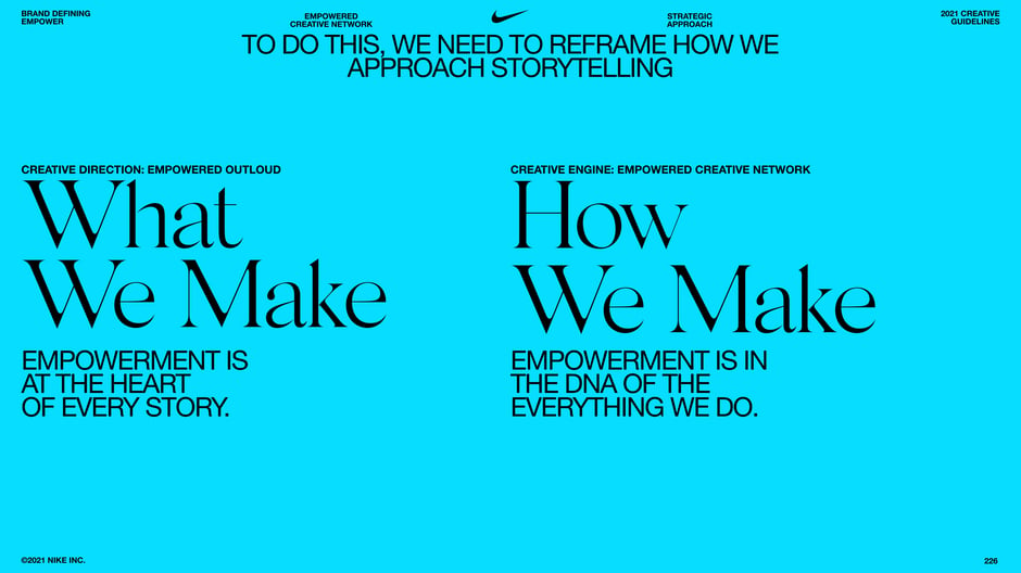 Reframe storytelling: what we make and how we make