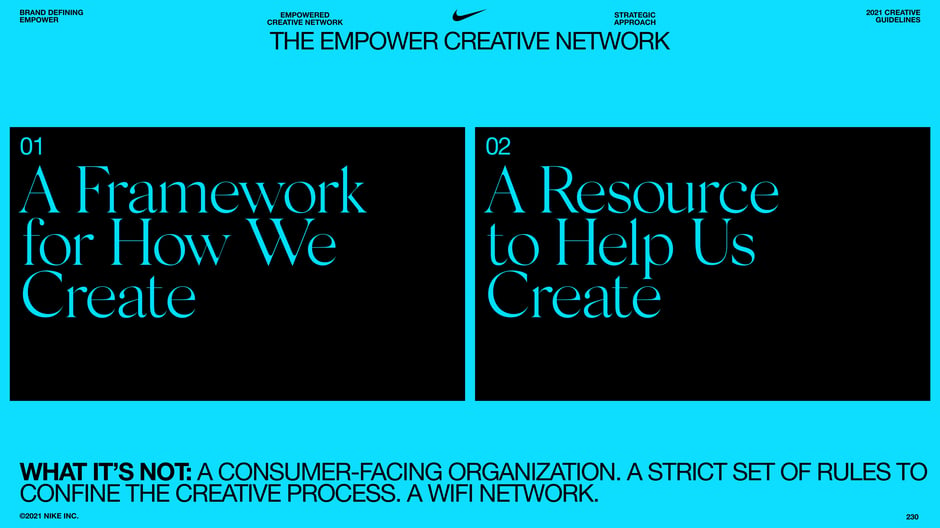 A framework and a resource to help us create