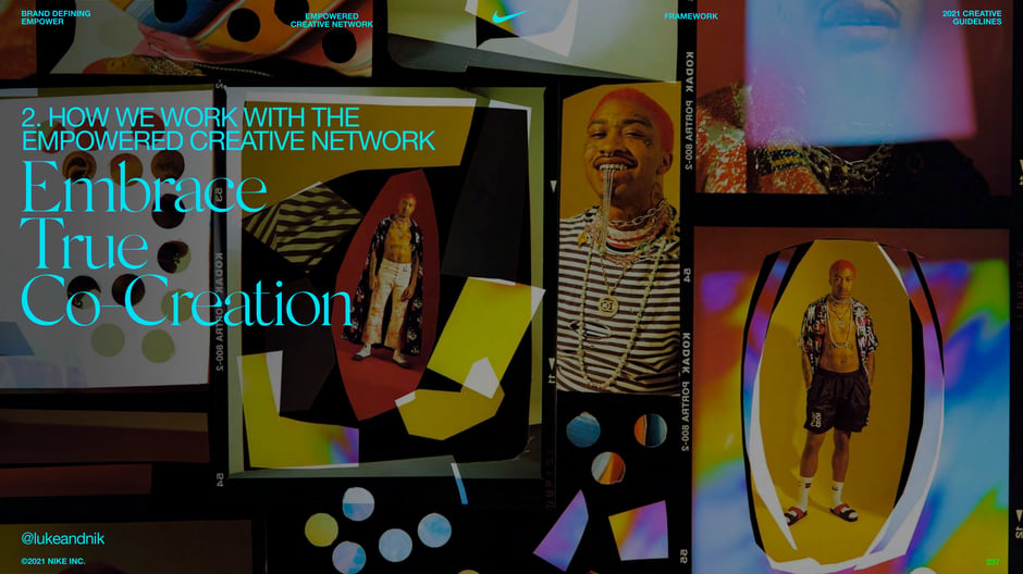 Opens the co-creation section, signaling a collaborative approach that centers