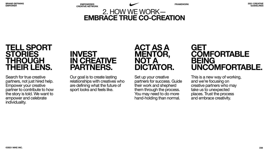 Embrace true co-creation: how we work