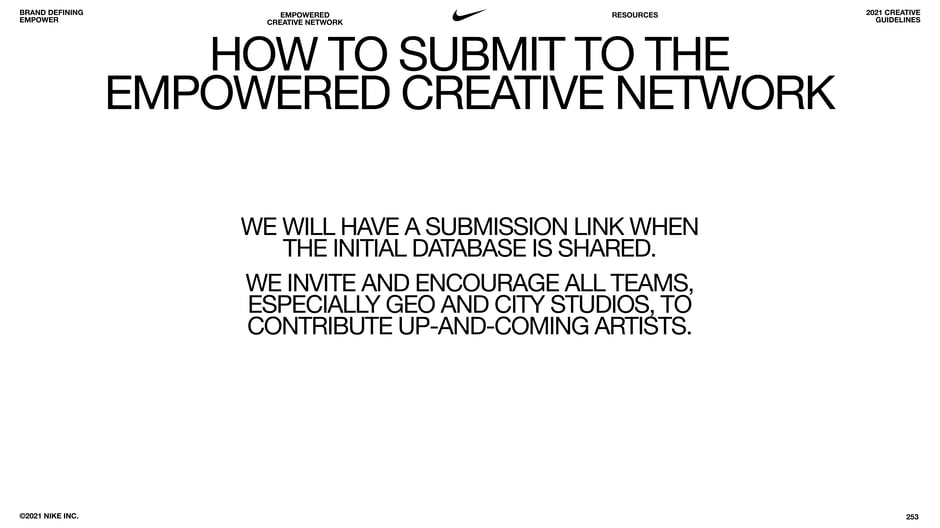 How to submit to the Empowered Creative Network