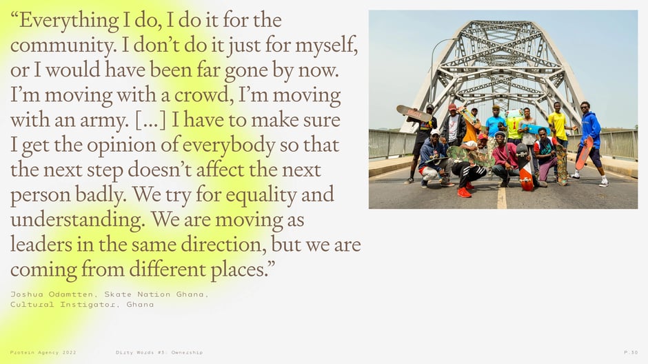 Joshua Odamtten on community-led decision making