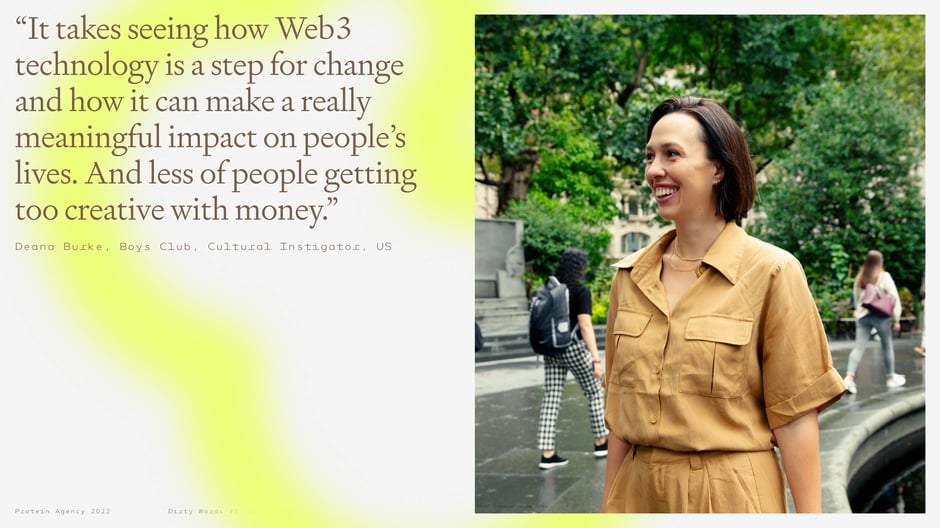 'Web3 technology is a step for change': Deana Burke