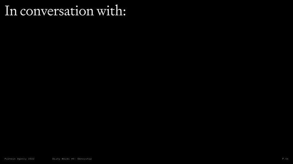 Section header introducing a sequence of interviews with founders