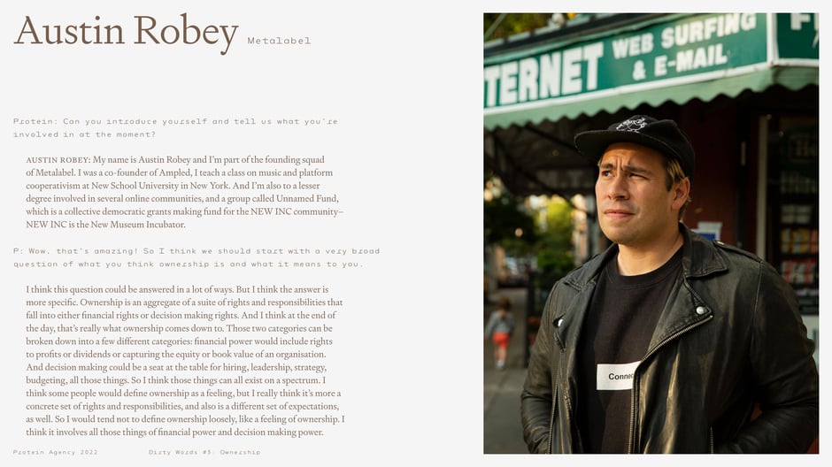 Austin Robey: Metalabel co‑founder and educator