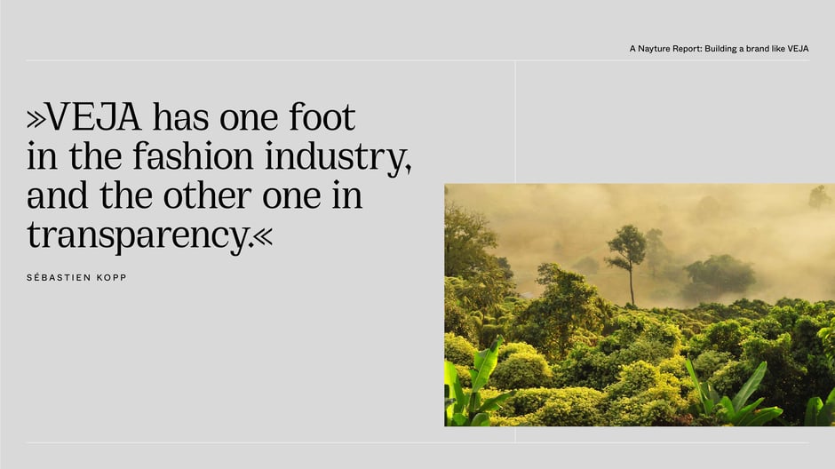 VEJA's Dual Focus on Fashion and Transparency