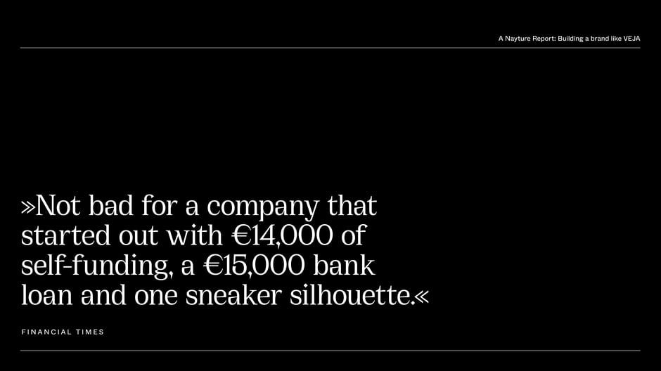 Financial Times on VEJA's Beginnings
