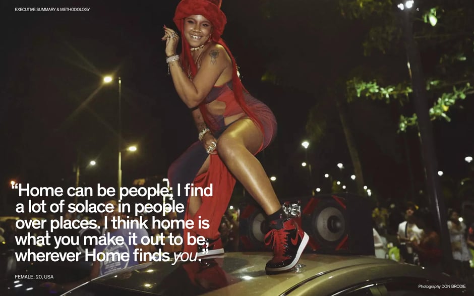 'Home can be people': participant perspective