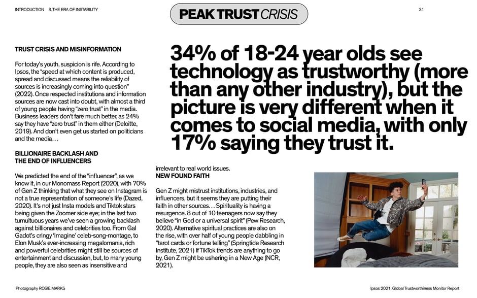 Peak trust crisis: tech trusted more than social media