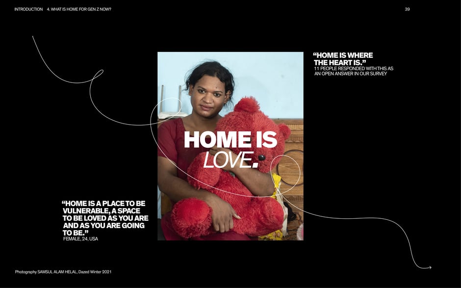 Respondents framed home as emotional refuge:examples include a Female, 24