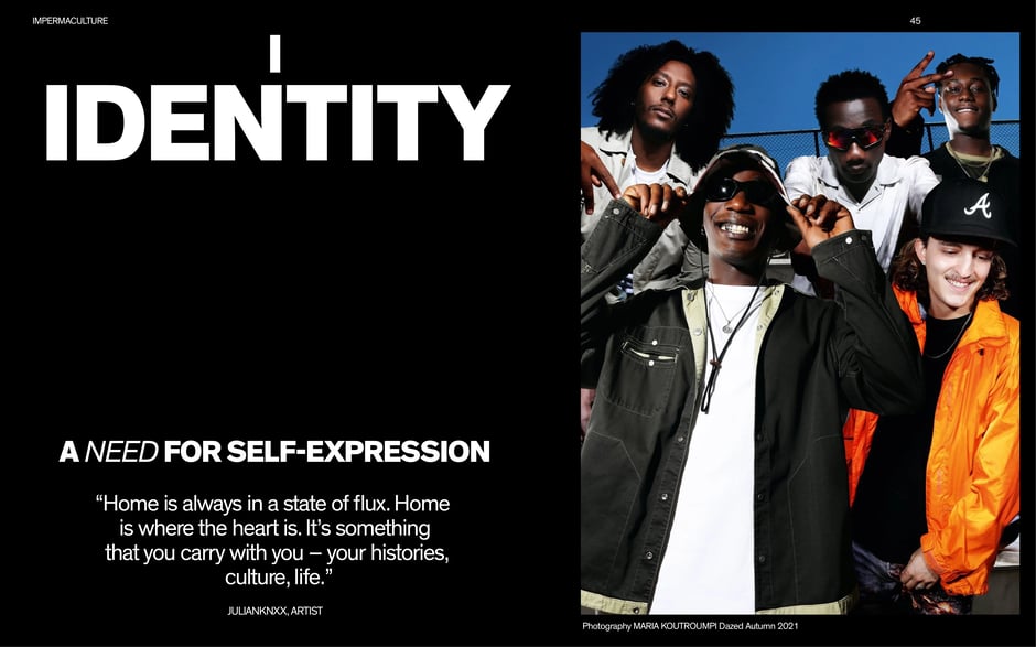Identity: a need for self‑expression