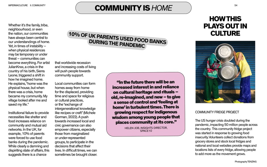 Community safety nets: 10% of UK parents used food banks
