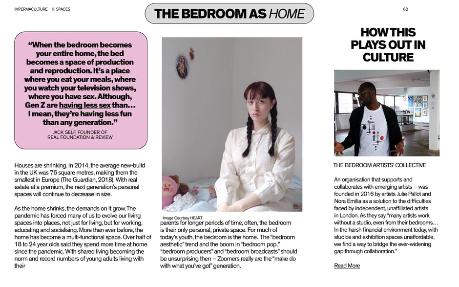 The bedroom has become a multi‑functional home for young people