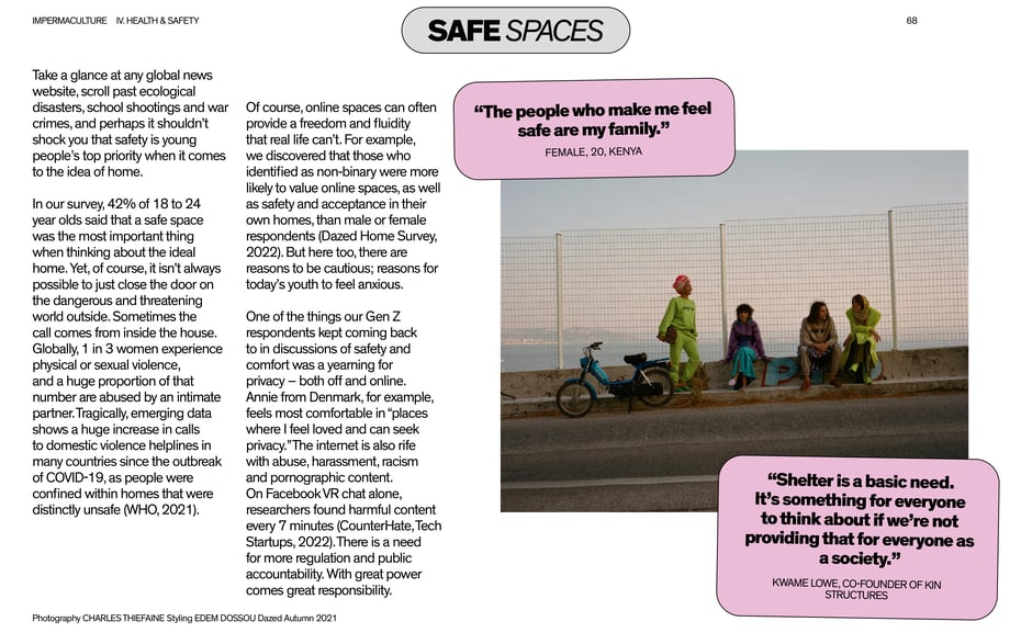 Safety is the top priority when defining the ideal home