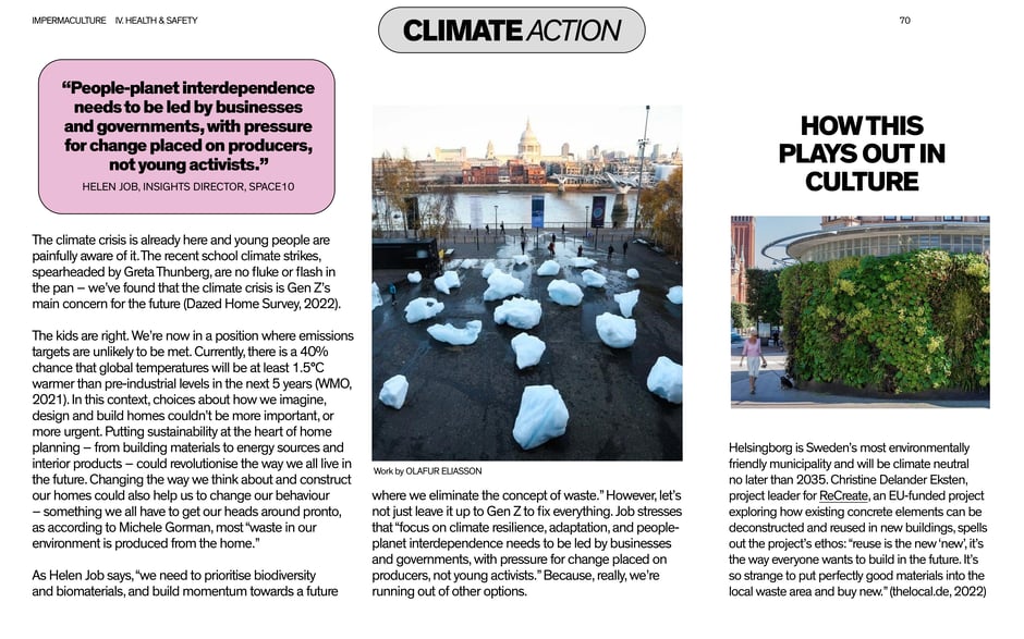 Climate action: sustainability reshapes home design