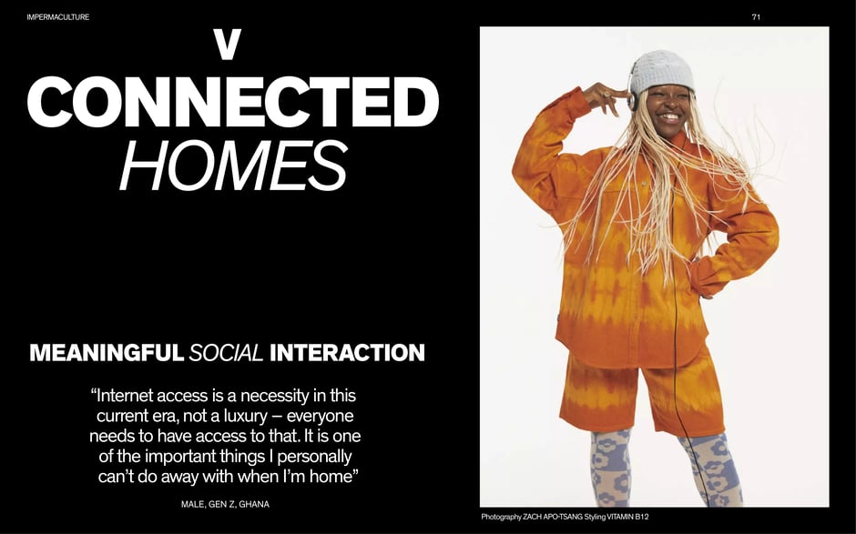 Connected homes: meaningful social interaction