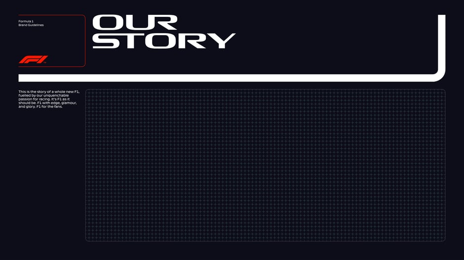 Frames F1 as a revitalized, fan-first entertainment brand fuelled