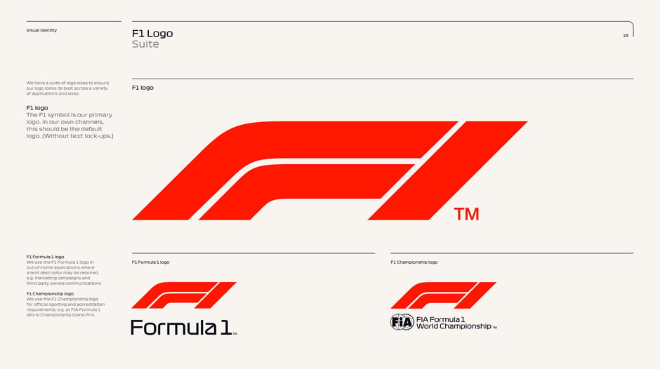 Describes the logo family and recommended uses: the primary symbol