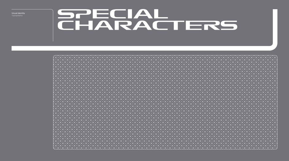 Special characters and pattern asset