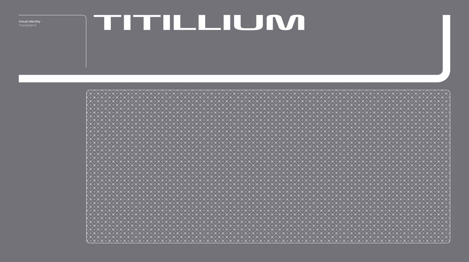 Titillium: pattern swatch