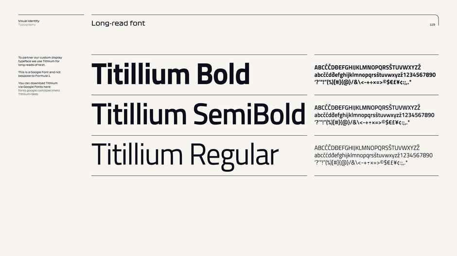Titillium: long‑read typeface