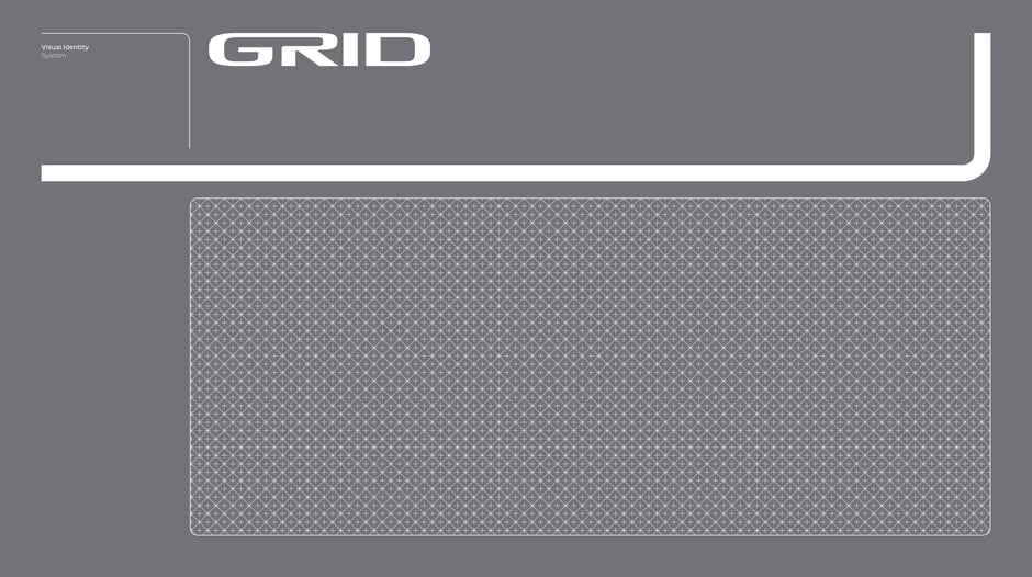 Grid pattern as supporting graphic system
