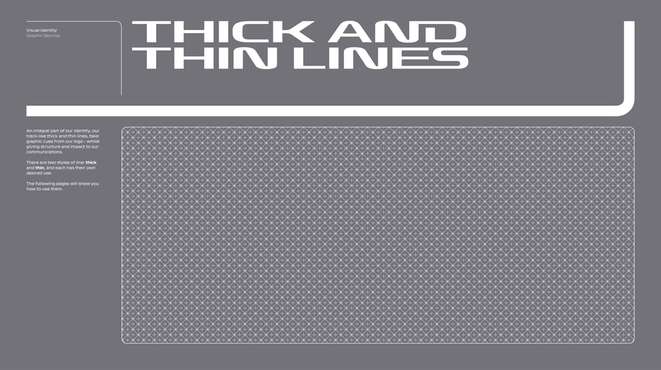 Thick and thin lines