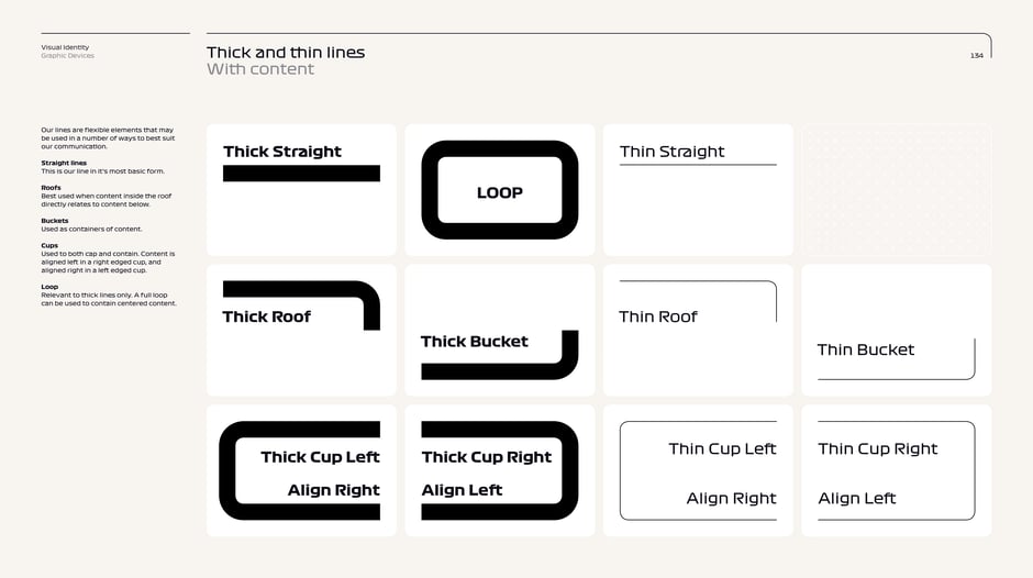 Line devices with content