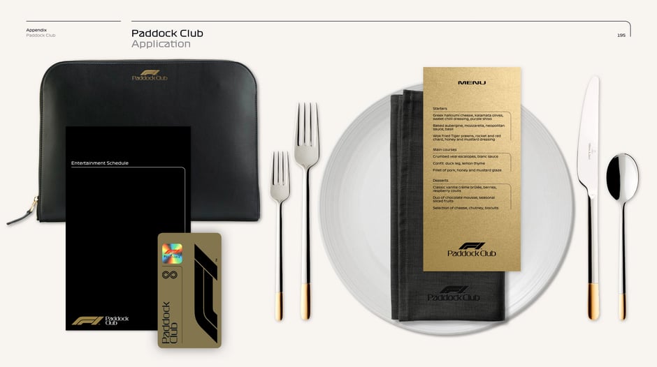 Application: menus, cards and guest collateral