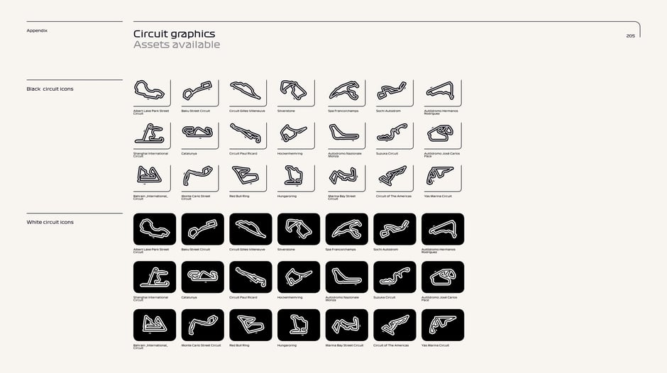 Circuit graphics: black and white icon assets