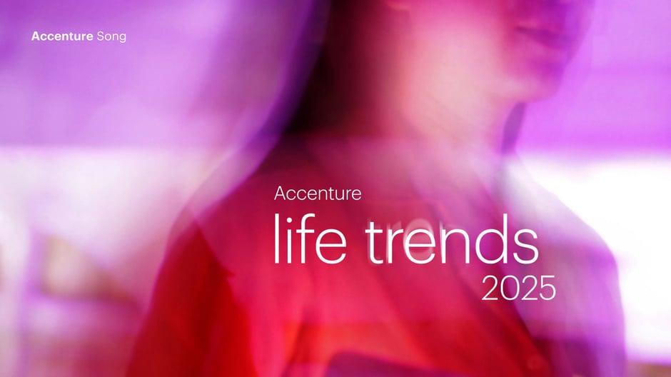 Accenture Life Trends 2025 — cover slide