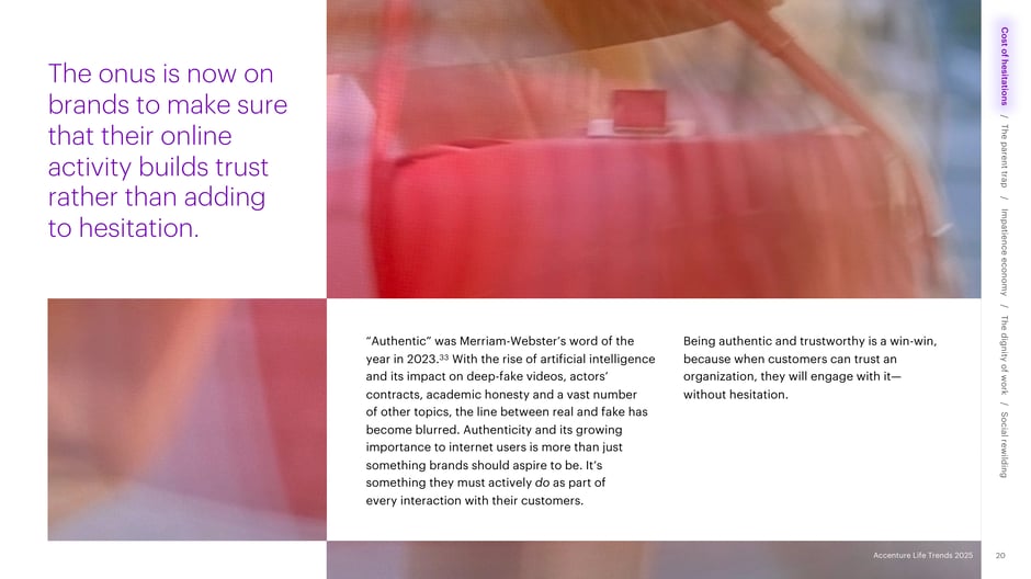 Brands must build trust, not add hesitation