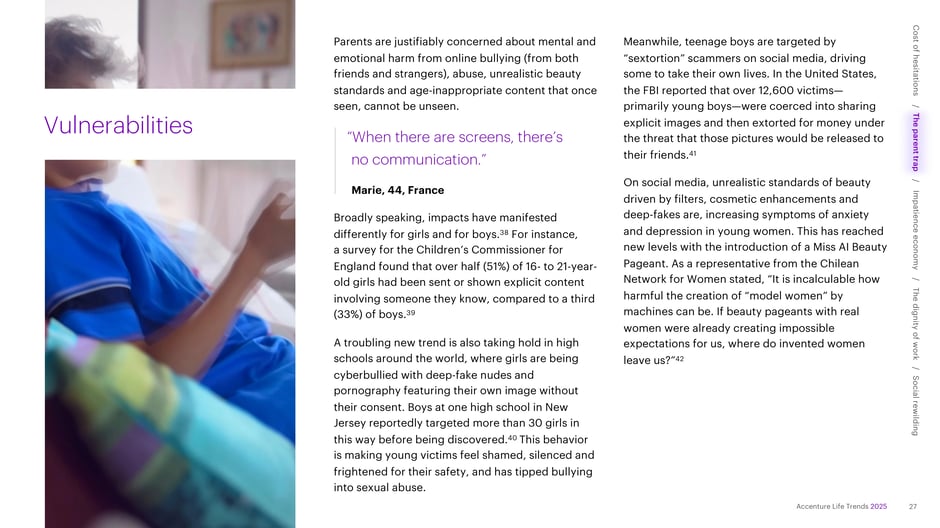 Parents worry about online bullying, abuse, age-inappropriate content and deep-fake