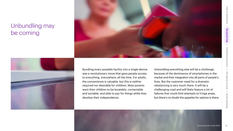Unbundling may be coming