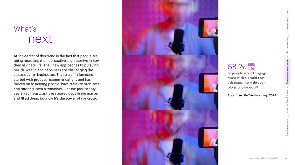 Influencers and crowd-sourced content are evolving from product recommendations