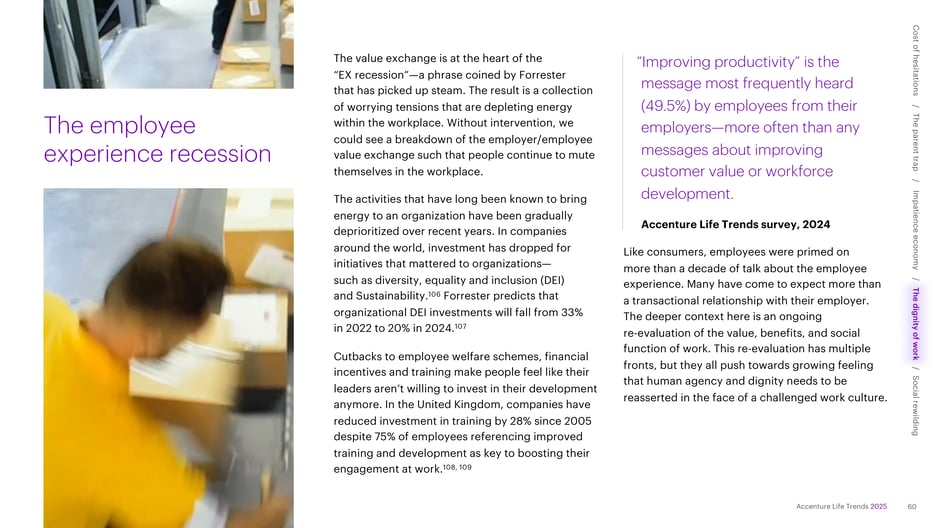 The employee experience recession